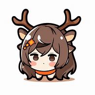 Image result for Kawaii Chibi Anime Deer Girl