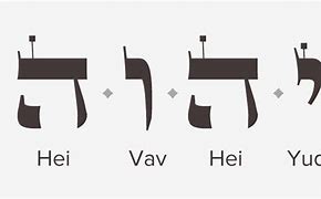 Image result for Yud Hei Vav Hei in Hebrew