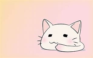 Image result for Kawaii Pink Cat Background