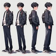 Image result for Anime Guy School Uniform