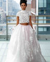 Image result for 2 Piece Wedding Dresses