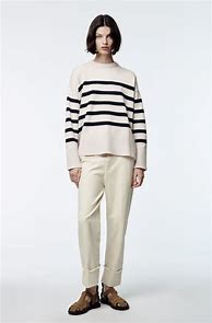 Image result for Stripe Sweater Women