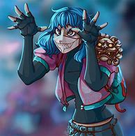 Image result for Feng Min Dbd Blue Hair Anime