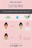 Image result for How to Apply Clay Mask