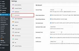 Image result for My Account Settings