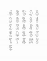 Image result for Monogram Letter Fonts Alphabet