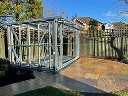 Image result for Steel Frame Garden Room