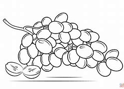 Image result for Bunch of Grapes Drawing