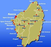 Image result for Map of Naxos Island