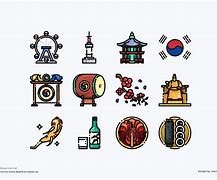 Image result for Korea Country Icon