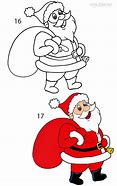 Image result for santa claus drawing