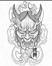 Image result for oni mask tattoo