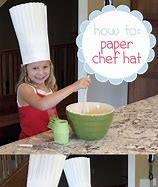 Image result for DIY Mini Chef Hat