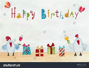 Image result for Happy Birthday Chicken Clip Art