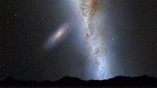 Image result for Andromeda Galaxy Collides with Milky Way