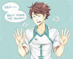 Image result for Oikawa Happy