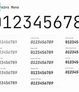 Image result for Fonts for Numbers