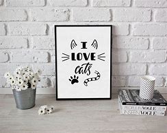 Image result for I Love Cats SVG