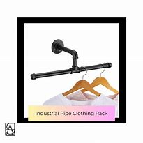 Image result for Black Pipe Clothes Rack