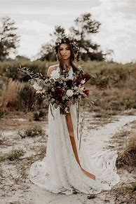 Image result for Bohemian Style Wedding Dress