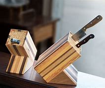 Image result for Wood Knife Block