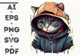 Image result for Thuggin Hoodie Cat