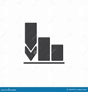 Image result for Graph Going Down Icon