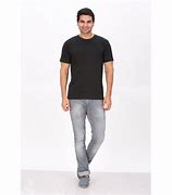 Image result for Men's Plain Black T-Shirt