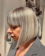 Image result for Short Graduated Bob with Bangs