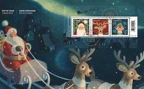 Image result for Canada Post Christmas Stamps