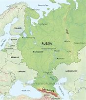 Image result for European Russia Map