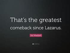 Image result for Big Comeback