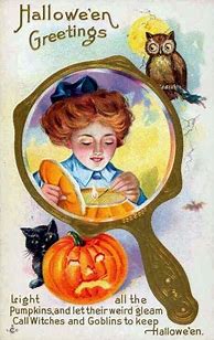 Image result for Old-Fashioned Halloween Postcards