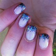 Image result for Glitter Gradient Nails Summer