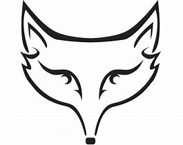 Image result for Fox Head Outline Drawing