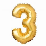 Image result for Number 3 Balloon