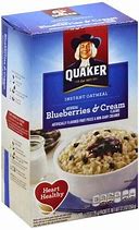 Image result for Blueberries and Cream Oatmeal Quaker