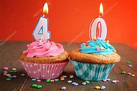 Image result for 40th Birthday Cupcake Picks