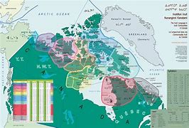 Image result for Inuit Languages across Canada Map