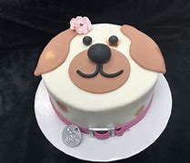 Image result for Simple Dog Cake Design