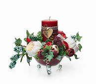 Image result for Christmas Pink and Red Rose Arrangement