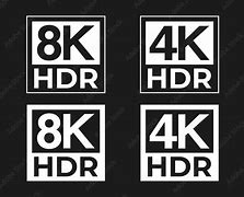 Image result for 8K HDR Logo