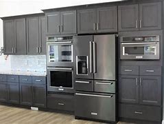 Image result for Dark Stainless Steel Appliances