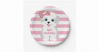 Image result for Puppy Party Plates