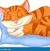 Image result for A Cat Sleeping Cartoon