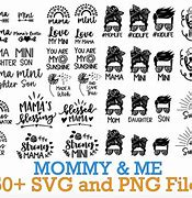 Image result for Free Mommy and Me SVG