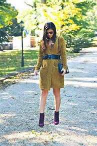 Image result for Wearing a Cardigan with Dress