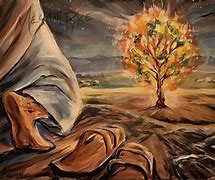 Image result for moses burning bush