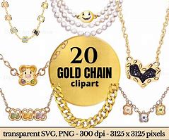 Image result for Gold Chain SVG