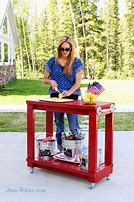 Image result for Small Rolling Bar Cart